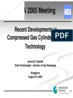 2005 - Meeting - Recent Development in Compressed Gas Cylinder Valve Technology