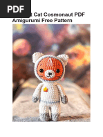 Crochet Cat Cosmonaut PDF Amigurumi Free Pattern