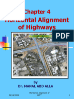 Horizontal Alignment of Highways: by Dr. Manal Abd Alla