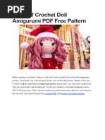 Little Elf Crochet Doll Amigurumi PDF Free Pattern