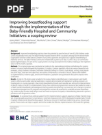 Improving Breastfeeding Support Through The Implementation of The Baby-Friendly Hospital and Community Initiatives: A Scoping Review