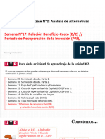 Unidad de Aprendizaje N°2: Análisis de Alternativas de Inversión