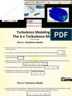 Turbulence Modeling -: The k-ε Turbulence Model