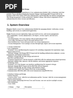 User Authentication Module Design