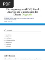 Electrogastrogram (EGG) Signal Analysis and Classification For Disease