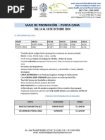 Punta Cana Escolares Del 14 Al 18 Oct 2024