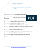 Hyphenated Compound Worksheet 3