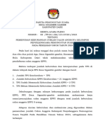 Berita Acara PPS Pemenuhan Calon KPPS