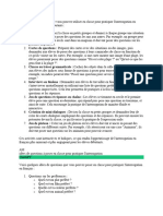 Activités Et Questions Sur L'interrogation