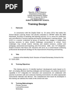 Training Design of LAC 2023 2024