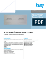 Aquapanel Cement Board Outdoor