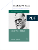 (Download PDF) Irving Fisher Robert W Dimand Online Ebook All Chapter PDF