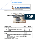 GP Accounting Grade 10 Project 2024