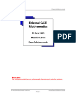 C2 May 05 Model Solution