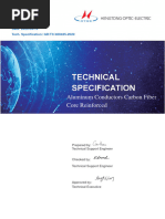 Technical Specification For Aluminum Conductors Carbon Fiber Core Reinforced