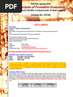 Principles of Formation Evaluation (PGE358)