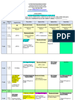 Camila Agenda de 09 A 13 de Outubro