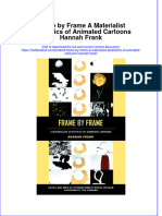 (Download PDF) Frame by Frame A Materialist Aesthetics of Animated Cartoons Hannah Frank Online Ebook All Chapter PDF