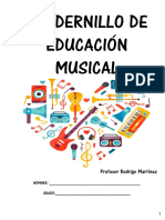 Cuadernillo de Educación Musical 4 Grado 2024 Arreglado