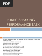 Public Speaking