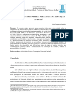 A Afetividade Como Prática Pedagógica Na Educação Infantil