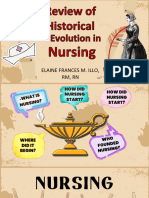 Historal Evolution of Nursing