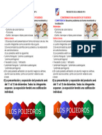 Producto de La Unidad #8 Construimos La Maqueta de Poliedros