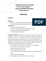 Informe Metrología