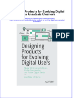 (Download PDF) Designing Products For Evolving Digital Users Anastasia Utesheva Online Ebook All Chapter PDF