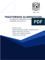 Transtornos Alimenticios: Un Desafío Creciente Durante La Pandemia de COVID 19