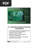 5-1 Addition, Subtraction and Comparison: Chapter 5: Arithmetic and Logic Instructions