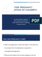 4 High Risk Preganancy and Complications of Child Birth