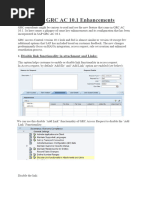 Diff Betwn SAP GRC AC 10 and AC 10.1