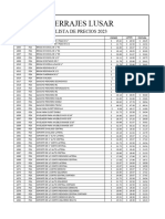 Lista de Precios 2023 Soportes