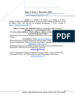 Urban Landscape Morphological Analysis Using Spatial Matrices. A Case of Benin City