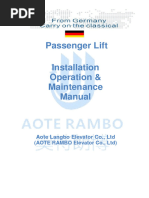 Installation Manual - Lift