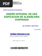 Diseno Integral de Una Edificacion de Albanileria Confinada