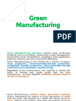 Green Manufacturing