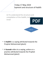 3.5 The Development and Structure of The Hadith