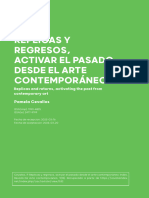 Réplicas y Regresos, Activar El Pasado Desde El Arte Contemporáneo Pamela Cevallos