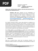 Demanda Contencioso Administrativa Caso 65 Soles