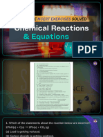  Solution of Chemical Reactions & Equations (Prashant Kirad)