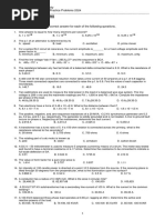 (Part1) EEIC PRACTICE PROBLEMS 2024 - EE