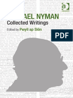 Michael Nyman Collected Writings