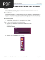 3.3.1.9 Lab - Detecting Threats and Vulnerabilities