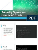 Security Operation Center 40 Tools 