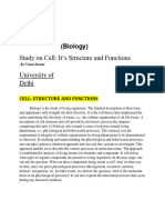 The Cell-Structure and Functions (BIOLOGY)