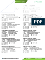 11 Ci Sinif WORD DEFINITION-3-2024