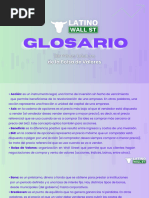 Glosario Latino Wall Street