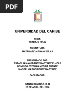 Universidad Del Caribe Tema Trabajo Fina